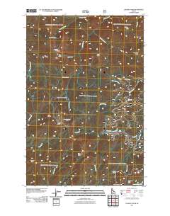 Lookout Peak 2011 topographic map thumbnail