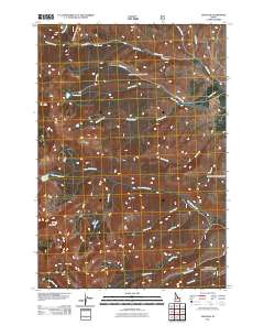 Lem Peak 2011 topographic map thumbnail