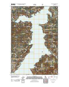Mica Bay 2011 topographic map thumbnail
