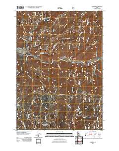 Lowman 2011 topographic map thumbnail