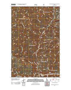 Mastodon Mountain 2011 topographic map thumbnail