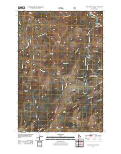 Magruder Mountain 2011 topographic map thumbnail