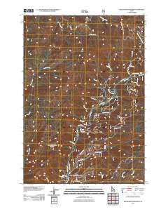 Miller Mountain West 2011 topographic map thumbnail