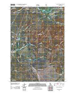 Island Park 2011 topographic map thumbnail