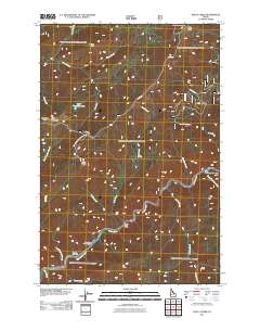 Holly Creek 2011 topographic map thumbnail
