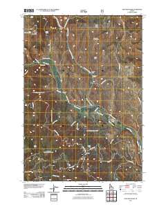 Peck Mountain 2011 topographic map thumbnail