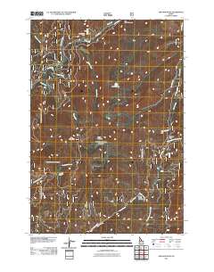 Oro Mountain 2011 topographic map thumbnail