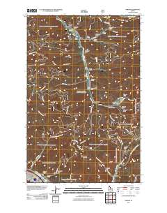 Osburn 2011 topographic map thumbnail