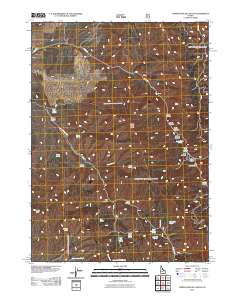 North Heglar Canyon 2011 topographic map thumbnail