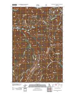 Packsaddle Mountain 2011 topographic map thumbnail