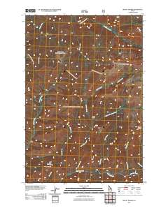 Mount George 2011 topographic map thumbnail