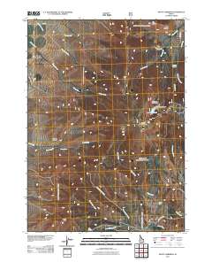 Mount Harrison 2011 topographic map thumbnail