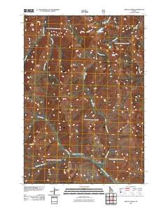 Mount Jordan 2011 topographic map thumbnail