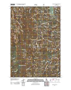 Moose Butte 2011 topographic map thumbnail