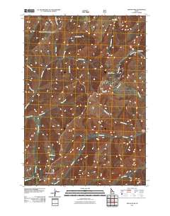 Pinyon Peak 2011 topographic map thumbnail
