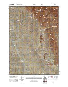 Scott Butte 2011 topographic map thumbnail