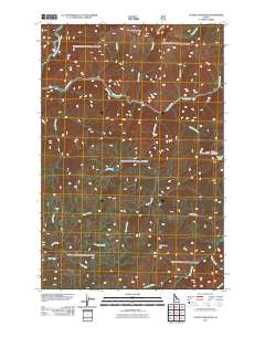 Scurvy Mountain 2011 topographic map thumbnail