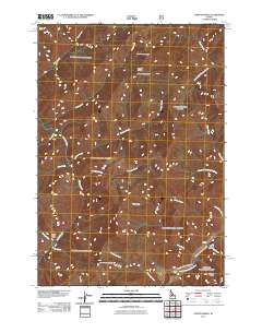 Norton Ridge 2011 topographic map thumbnail