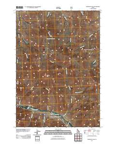 Porphyry Peak 2011 topographic map thumbnail