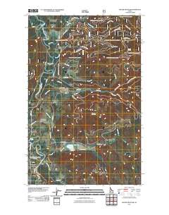 Prater Mountain 2011 topographic map thumbnail