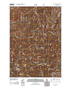 Shafer Butte 2011 topographic map thumbnail