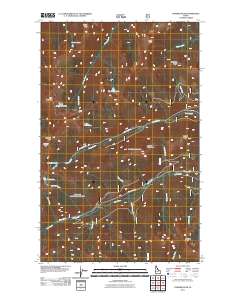 Pyramid Peak 2011 topographic map thumbnail