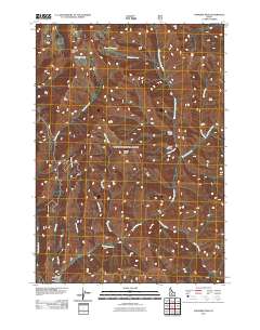 Paradise Peak 2011 topographic map thumbnail