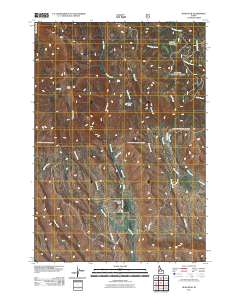 Rush Peak 2011 topographic map thumbnail