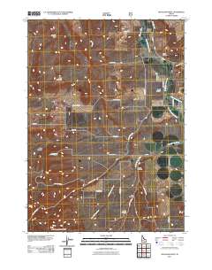 Rockland West 2011 topographic map thumbnail