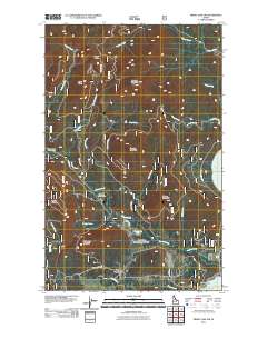 Priest Lake NW 2011 topographic map thumbnail