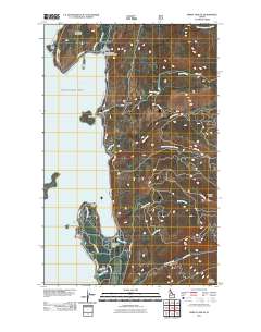 Priest Lake SE 2011 topographic map thumbnail