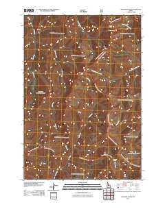 Shellrock Peak 2011 topographic map thumbnail