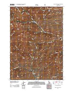 Shelly Mountain 2011 topographic map thumbnail