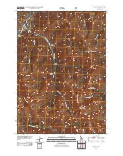 Ryan Peak 2011 topographic map thumbnail