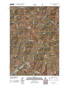 Pungo Mountain 2011 topographic map thumbnail