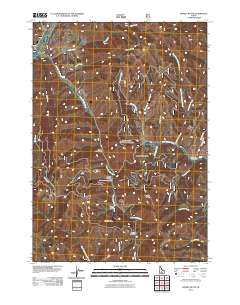 Sydney Butte 2011 topographic map thumbnail