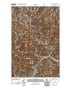 Steamboat Creek 2011 topographic map thumbnail