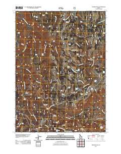 Trapper Peak 2011 topographic map thumbnail