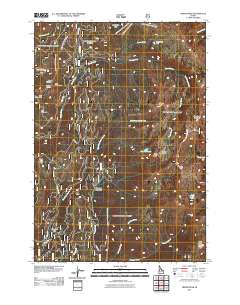 Tripod Peak 2011 topographic map thumbnail