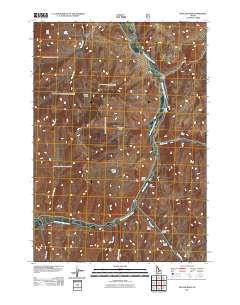 Ziegler Basin 2011 topographic map thumbnail