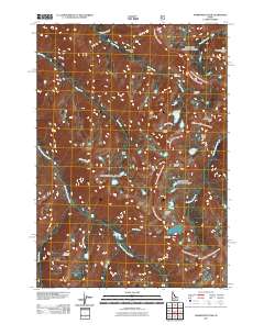 Warbonnet Peak 2011 topographic map thumbnail