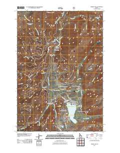 Warm Lake 2011 topographic map thumbnail