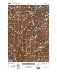 Warm Springs Point 2011 topographic map thumbnail