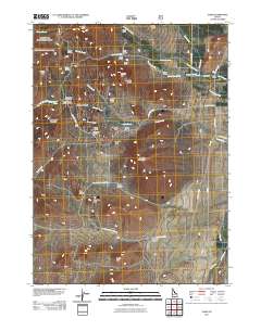 Almo 2011 topographic map thumbnail