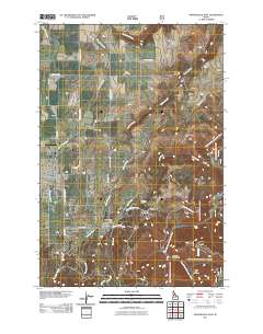 Grangeville East 2011 topographic map thumbnail