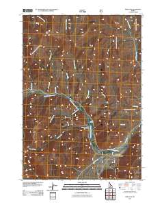 Herd Peak 2011 topographic map thumbnail