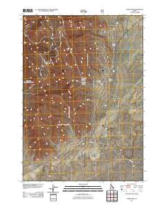 Howe Peak 2011 topographic map thumbnail
