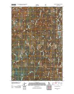 Browns Rock 2011 topographic map thumbnail