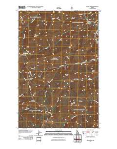 Peggy Peak 2011 topographic map thumbnail