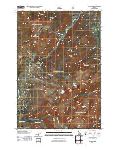 Victor Peak 2011 topographic map thumbnail